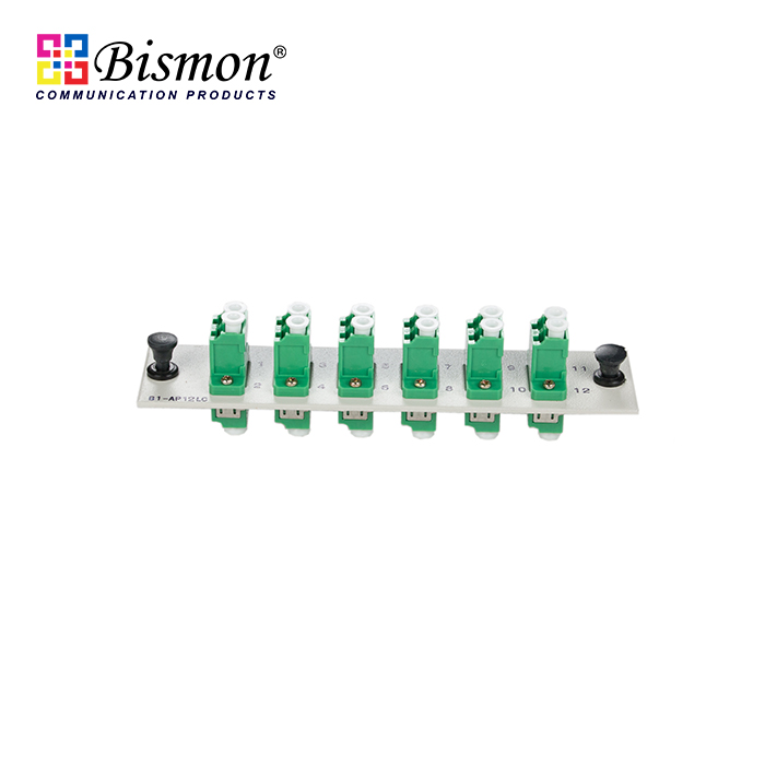 12 LC/APC Snap-in adapter Plate Single-mode Full set